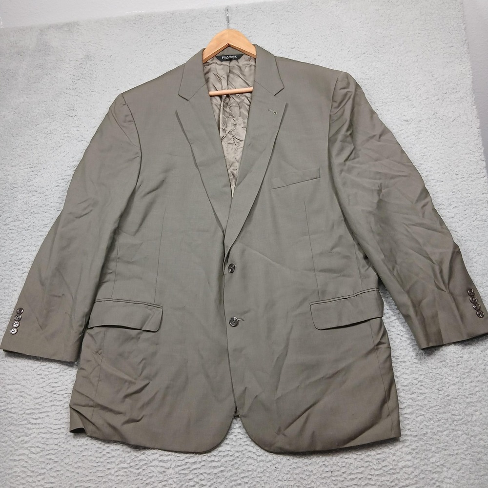Jos A Bank Blazer Mens 50R Olive‎ Wool Gordon Two Button Notch Lapel Sport Coat